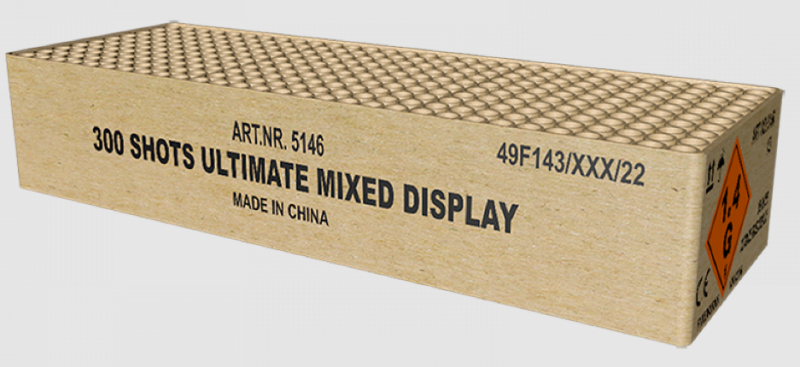 Jetzt Ultimate Mixed Display 300-Schuss-Feuerwerkverbund ab 224.99€ bestellen