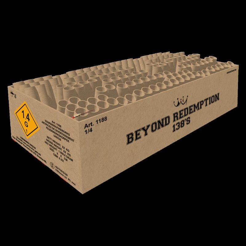Jetzt Beyond Redemption (Sylvester Mainframe) 138-Schuss-Feuerwerkverbund ab 212.49€ bestellen