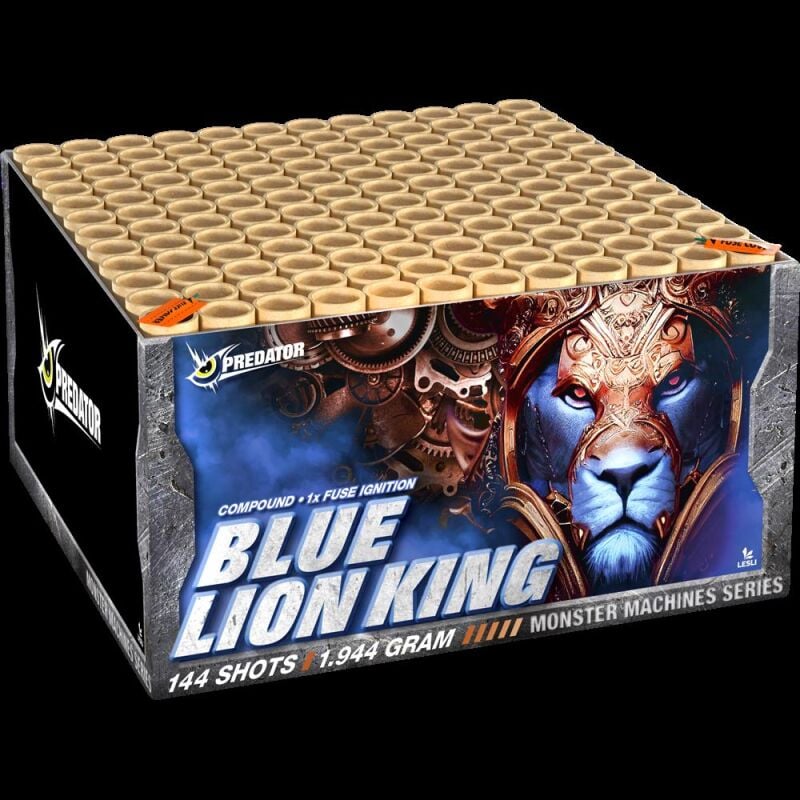 Jetzt Blue Lion King 144-Schuss-Feuerwerks-Verbund ab 93.49€ bestellen