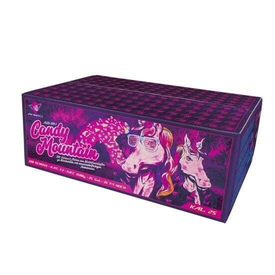 Jetzt Candy Mountain 100-Schuss-Feuerwerkverbund ab 109.65€ bestellen