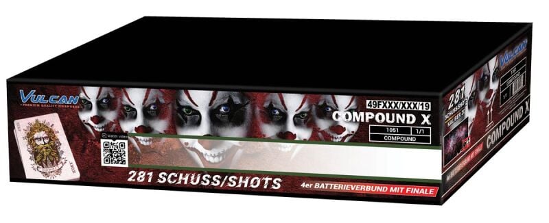 Jetzt Compound X 281-Schuss-Feuerwerkverbund ab 141.94€ bestellen