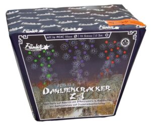 Silvester ~ Dahliencracker Z-1 25-Schuss-Feuerwerk-Batterie