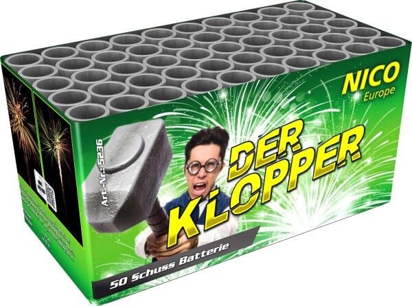 Jetzt Der Klopper 50 Schuss-Feuerwerk-Batterie ab 25.49€ bestellen