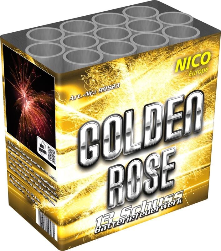 Jetzt Golden Rose 13-Schuss-Feuerwerk-Batterie ab 19.54€ bestellen