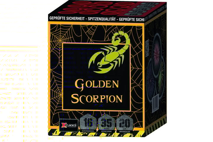 Jetzt Golden Scorpion 16-Schuss-Feuerwerk-Batterie ab 16.14€ bestellen