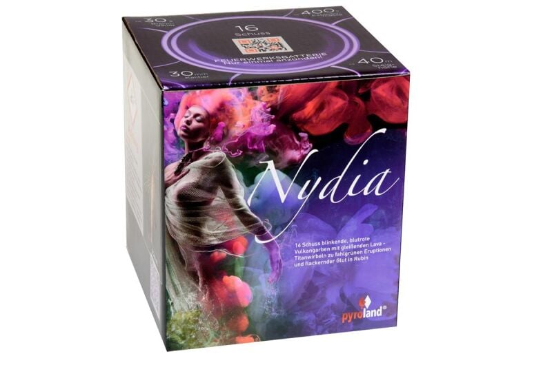 Silvester ~ Nydia 16-Schuss-Feuerwerk-Batterie