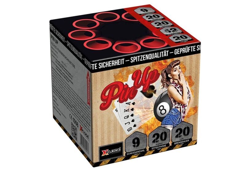 Jetzt Pin Up 9-Schuss-Feuerwerks-Batterie ab 4.68€ bestellen