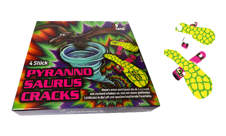 Jetzt Pyranno Saurus Cracks 4er Schachtel ab 4.24€ bestellen