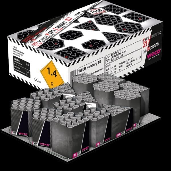 Jetzt Pyro Concept 217-Schuss-Feuerwerkverbund ab 197.19€ bestellen