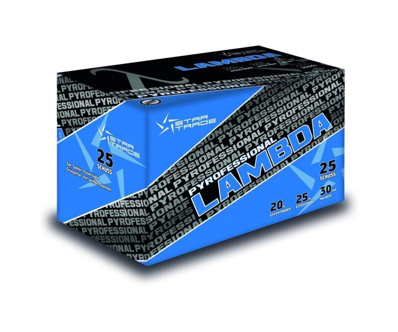 Jetzt Pyrofessional LAMBDA 25-Schuss-Feuerwerk-Batterie ab 33.99€ bestellen