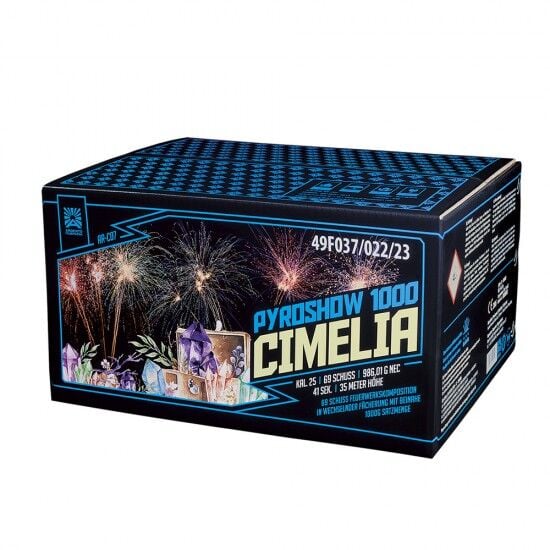 Jetzt Pyroshow 1000-C Cimelia 69-Schuss-Feuerwerkverbund ab 84.99€ bestellen