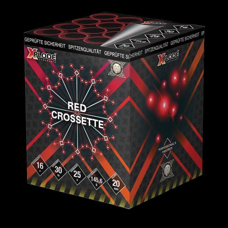 Jetzt Red Crossette 16-Schuss-Feuerwerkbatterie ab 10.19€ bestellen