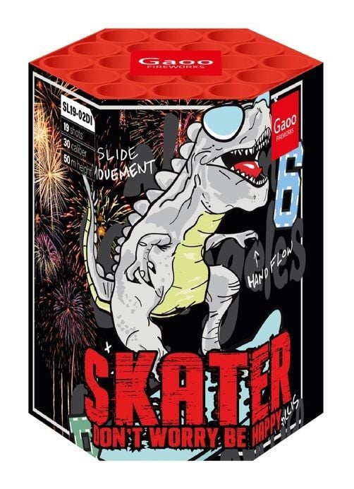 Jetzt Skater 19-Schuss-Feuerwerk-Batterie ab 37.39€ bestellen