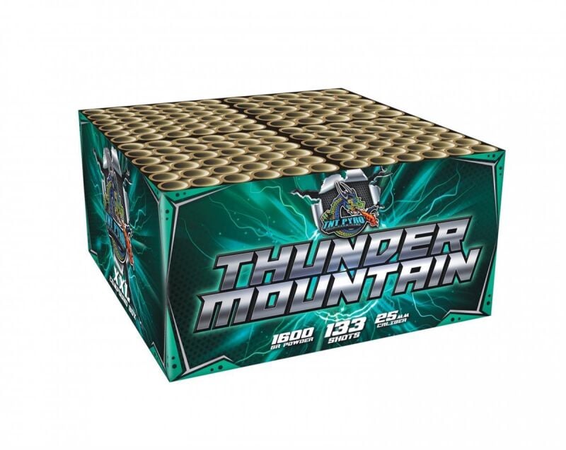 Jetzt Thunder Mountain 133-Schuss-Feuerwerkverbund ab 110.49€ bestellen