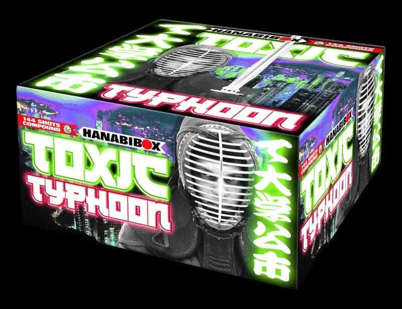 Jetzt Toxic Typhoon 144 Schuss-Feuerwerkverbund ab 106.24€ bestellen