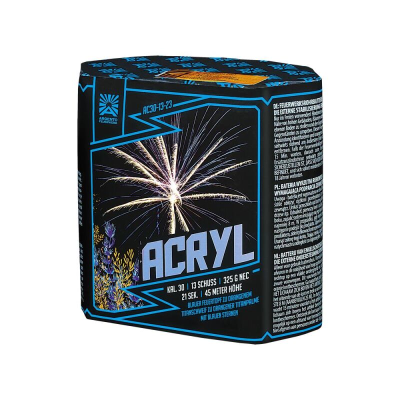 Jetzt Acryl 13-Schuss-Feuerwerk-Batterie ab 22.94€ bestellen