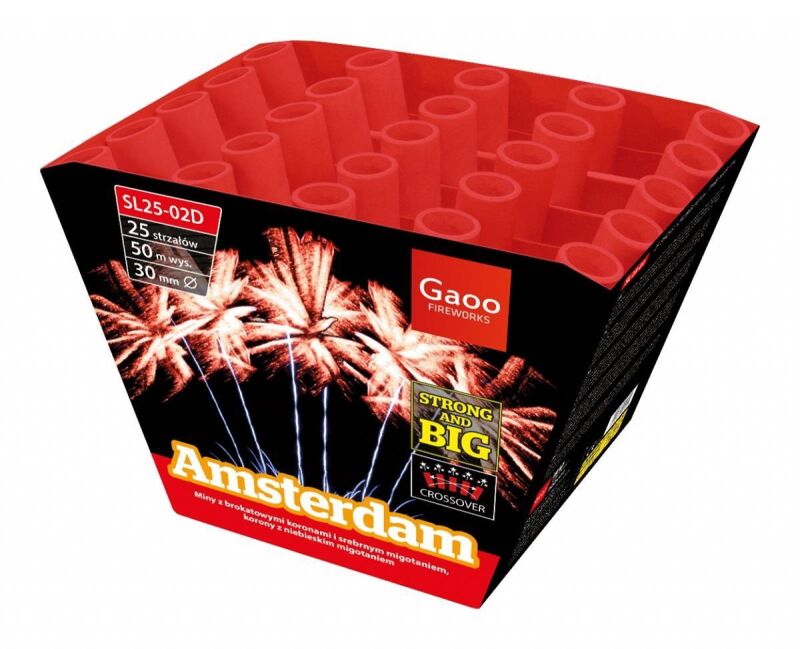 Jetzt Amsterdam 25-Schuss-Feuerwerk-Batterie ab 50.99€ bestellen