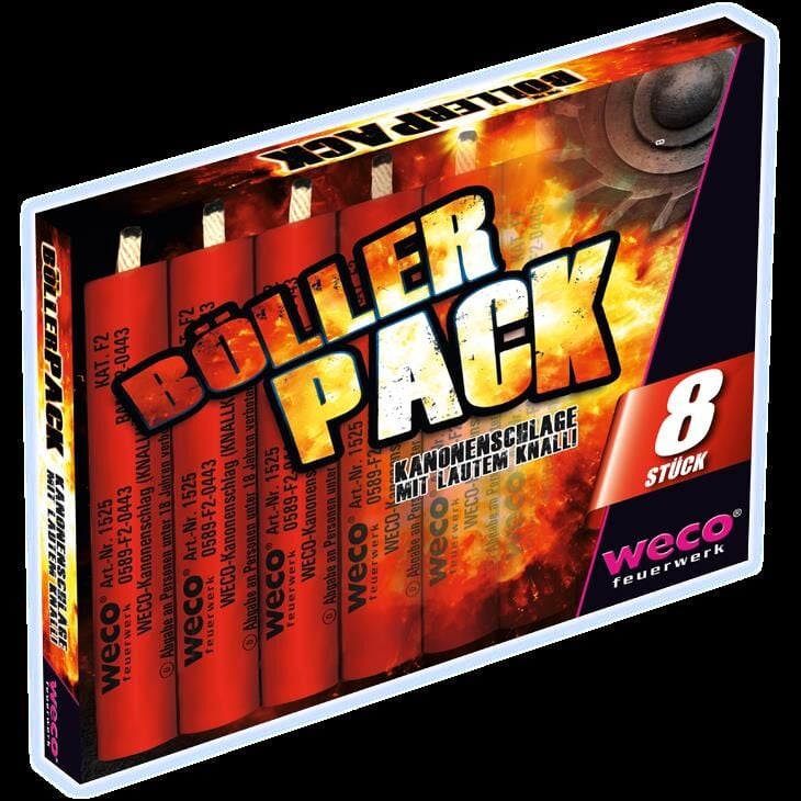 Jetzt Böller Pack 8-fach Kanonenschläge ab 4.24€ bestellen