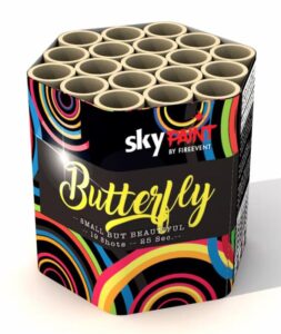 Silvester ~ Butterfly 19-Schuss-Feuerwerk-Batterie