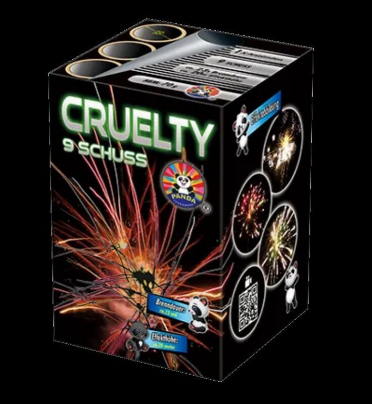 Jetzt Cruelty 9-Schuss-Feuerwerk-Batterie ab 4.24€ bestellen
