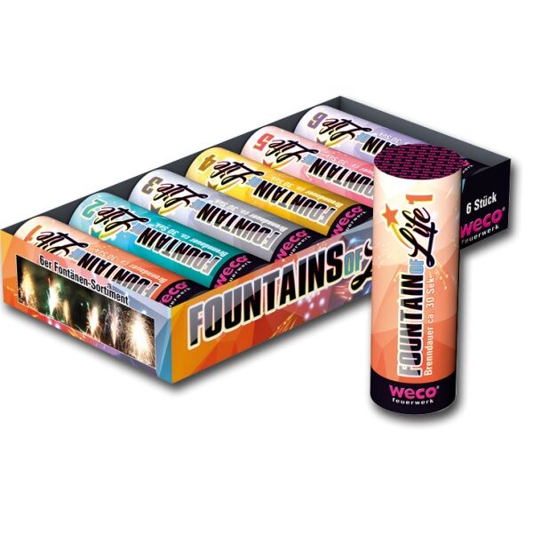 Jetzt Fountains of Life 6er Fontänen-Sortiment ab 12.74€ bestellen