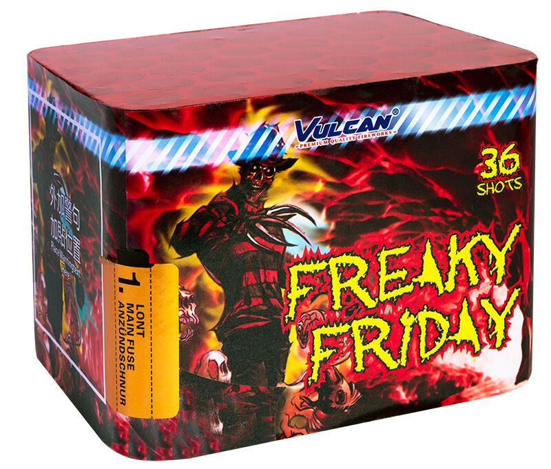 Jetzt Freaky Friday 36-Schuss-Feuerwerk-Batterie ab 20.39€ bestellen