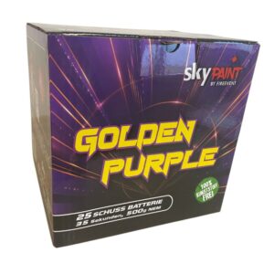 Silvester ~ Golden Purple 25-Schuss-Feuerwerk-Batterie