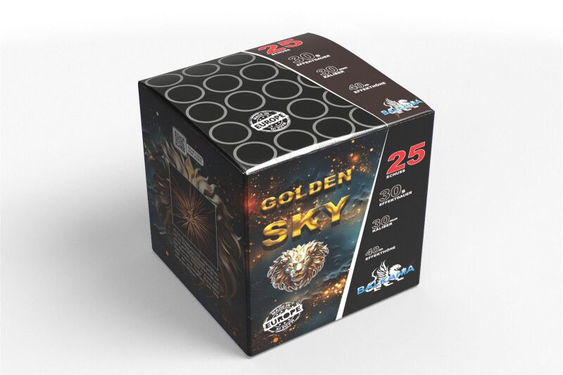 Jetzt Golden Sky 25-Schuss-Feuerwerk-Batterie ab 31.41€ bestellen