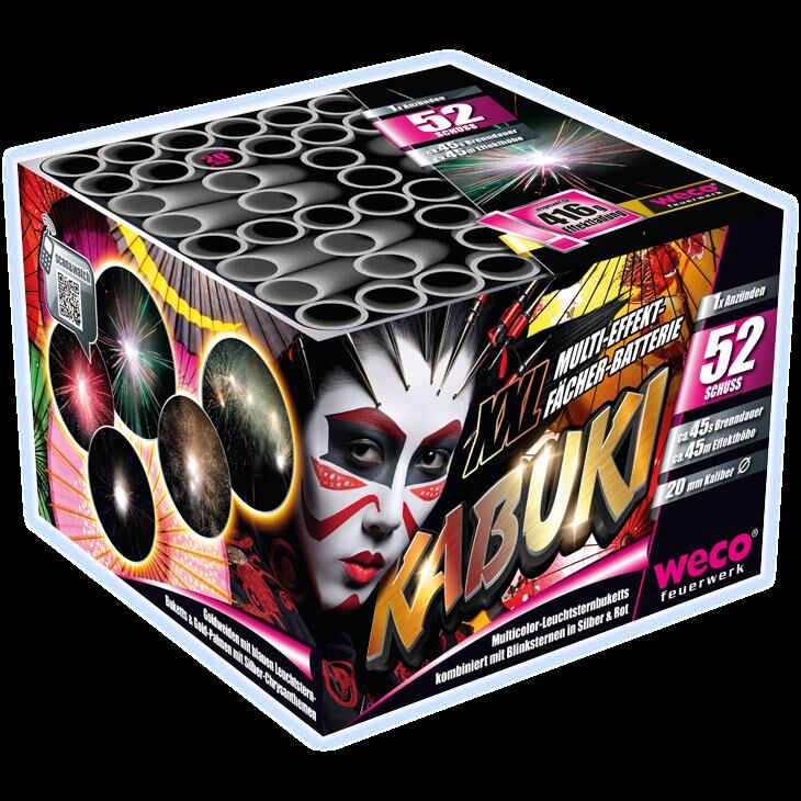 Jetzt Kabuki 52-Schuss-Feuerwerk-Batterie ab 35.69€ bestellen