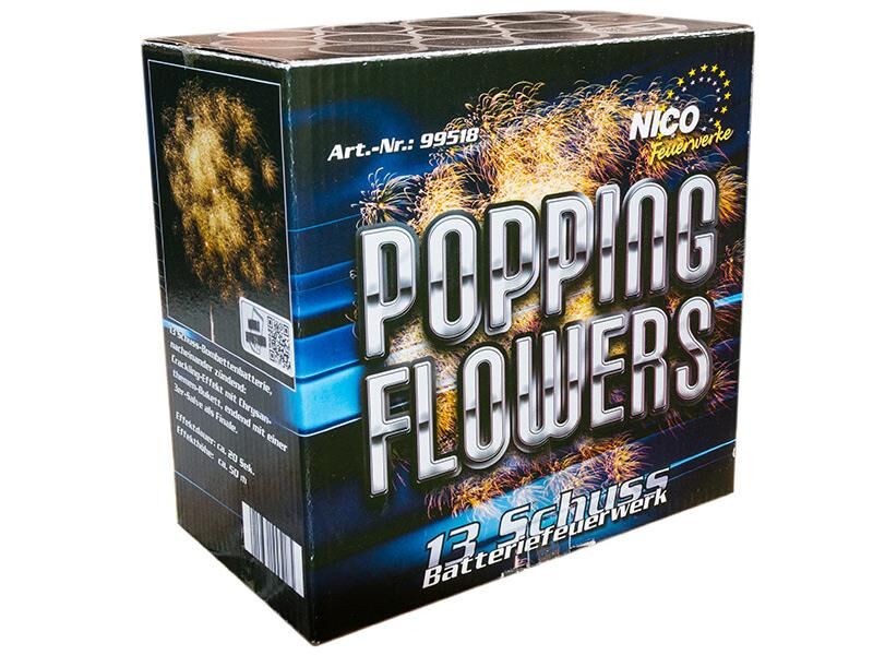 Jetzt Popping Flowers 13-Schuss-Feuerwerk-Bombettenbatterien ab 16.14€ bestellen