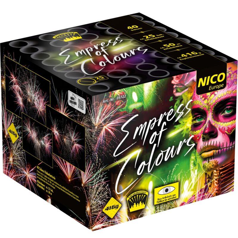 Jetzt Empress of Colours 40-Schuss-Feuerwerk-Batterie ab 61.19€ bestellen