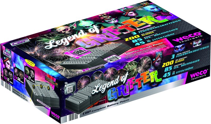 Jetzt Legend of Grifter 200-Schuss-Feuerwerkverbund ab 124.99€ bestellen