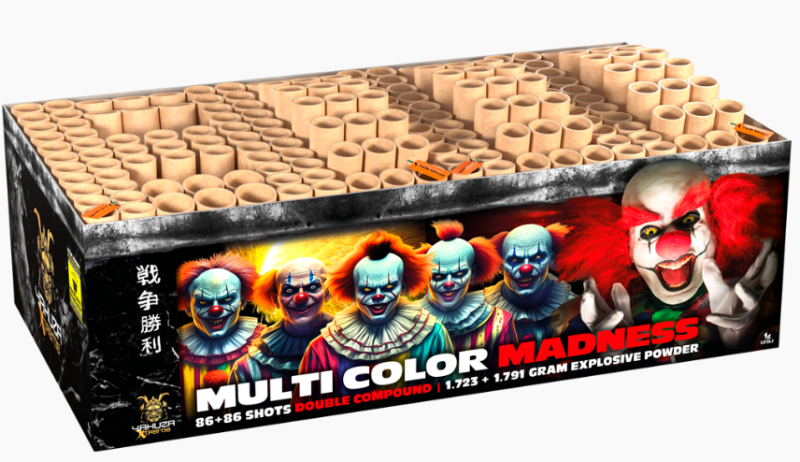 Jetzt Multi Color Madness 172-Schuss-Feuerwerksverbund ab 314.49€ bestellen