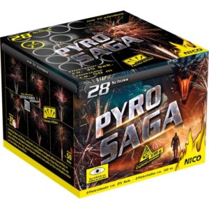 Silvester 2025 ~ Pyro Saga 28-Schuss-Feuerwerk-Batterie