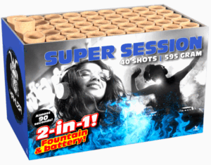 Silvester ~ Super Session 40-Schuss Feuerwerk-Batterie