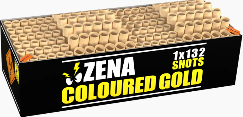 Jetzt Zena Coloured Gold 132-Schuss-Feuerwerksverbund ab 94.34€ bestellen