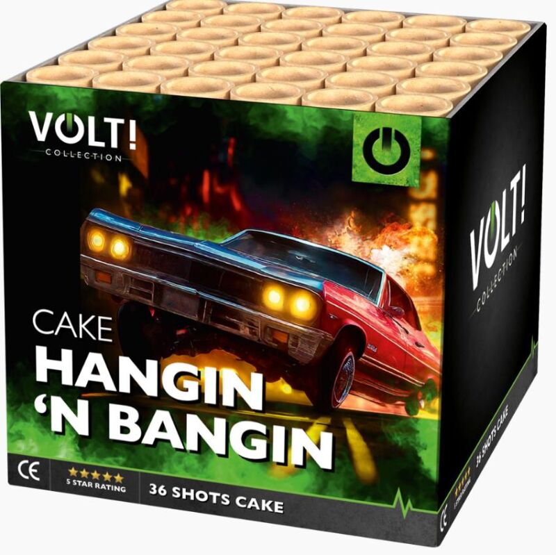 Jetzt Hangin 'n Bangin 36-Schuss Feuerwerk-Batterie ab 28.04€ bestellen