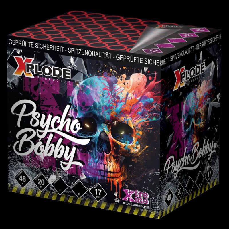 Jetzt Psycho Bobby 48-Schuss-Feuerwerk-Batterie ab 26.34€ bestellen