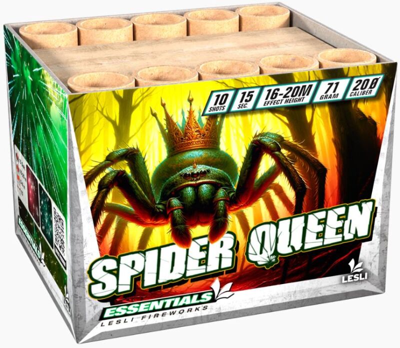 Jetzt Spider Queen 10-Schuss-Feuerwerk-Batterie ab 6.79€ bestellen