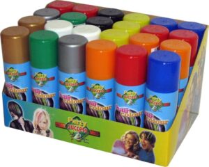 Silvester ~ Color-Haarspray, 1 Dose schwarz