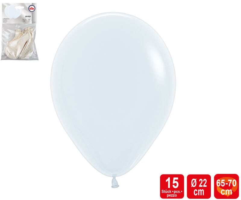 Jetzt Luftballons, weiß 15 Stk. ab 1.89€ bestellen