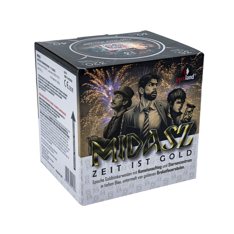 Jetzt Midasz 13-Schuss-Feuerwerk-Batterie ab 25.49€ bestellen