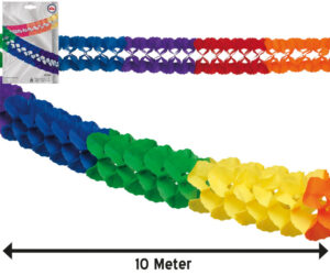 Silvester ~ Papier-Großraumgirlande