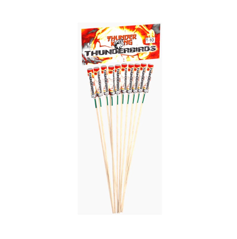 Jetzt Thunderbirds - 10-teiliges Raketen-Sortiment ab 4.24€ bestellen