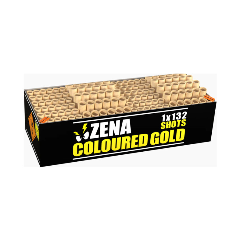 Jetzt Zena Coloured Gold 132-Schuss-Feuerwerksverbund ab 94.34€ bestellen