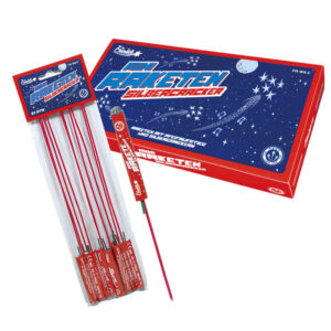 Silvester 2026 ~ Mini-Raketen Silbercracker 10er Set