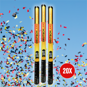 Silvester ~ Deutschlandregen 80cm Papierflitter 20er Bundle