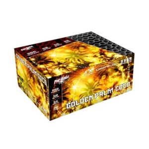 Silvester ~ Golden Palm Coco 110-Schuss-Feuerwerkverbund