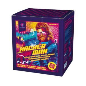 Silvester ~ Hacker Man 19-Schuss-Feuerwerk-Batterie