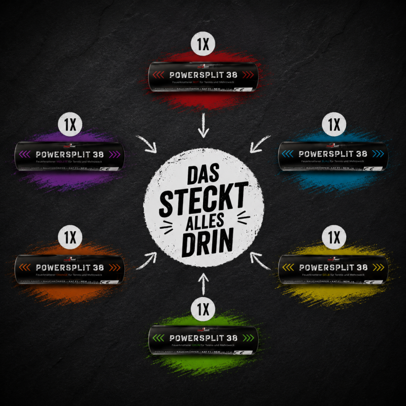 Silvester ~ Paket „buntbeflaggt 2“ – Produktbild